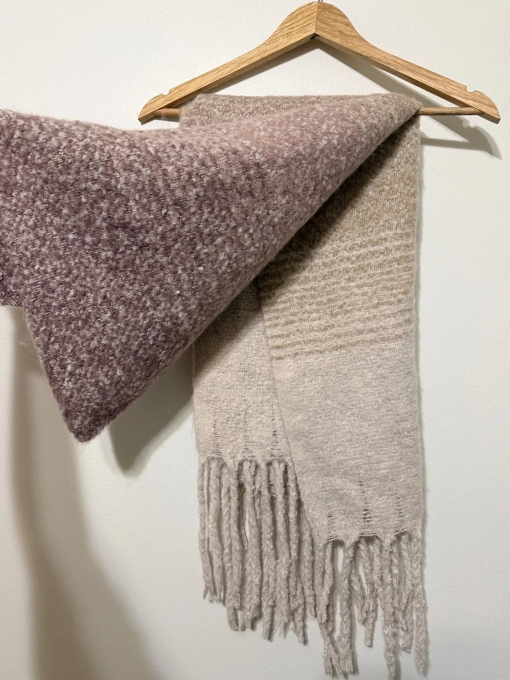 Mer Sea Ombré Blanket Fuzzy Scarf